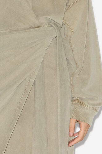 Abito lungo drappeggiato in jersey Sandrina
