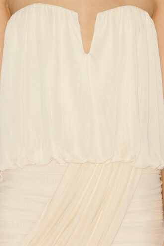 Adelita Abito bustier drappeggiato in jersey