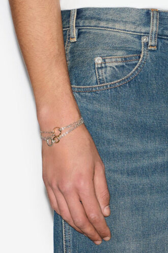 Anello danzante Bracciale con catena e anelli