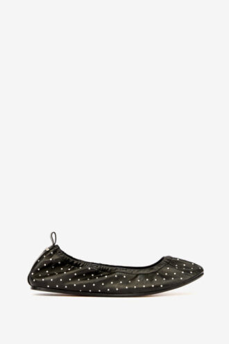 Ballerine in pelle con borchie Belna