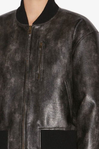 Bomber in ecopelle Crisley