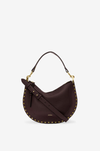 Borsa a tracolla in pelle morbida con zip Oskan