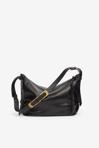 Borsa a tracolla Leyden in pelle morbida ed elastica