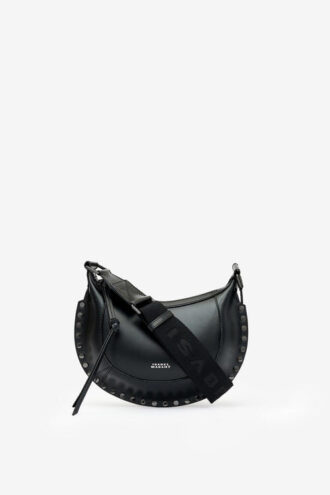Borsa a tracolla Mini Moon in pelle martellata