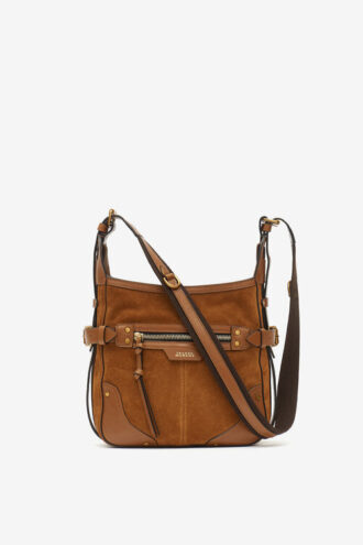 Borsa a tracolla Sierra Hobo S in pelle scamosciata