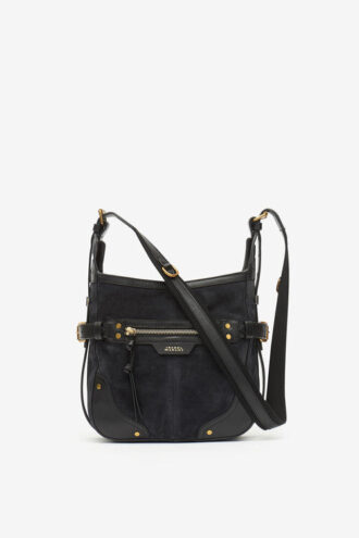Borsa a tracolla Sierra Hobo S in pelle scamosciata
