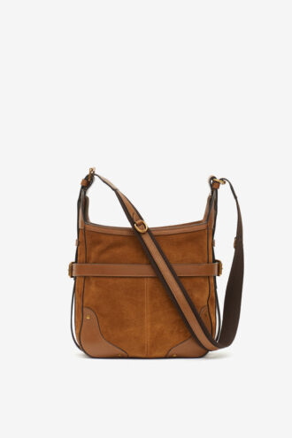 Borsa a tracolla Sierra Hobo S in pelle scamosciata
