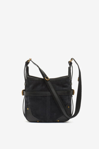 Borsa a tracolla Sierra Hobo S in pelle scamosciata