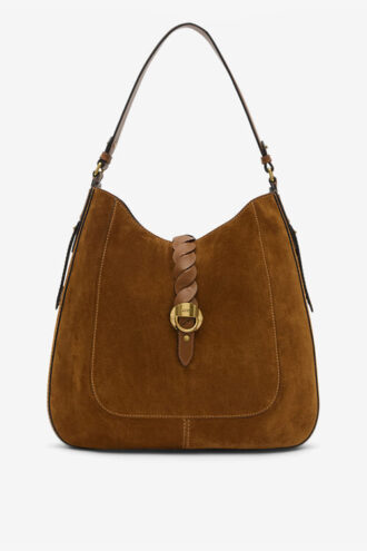 Borsa Altay Hobo in pelle scamosciata di vitello