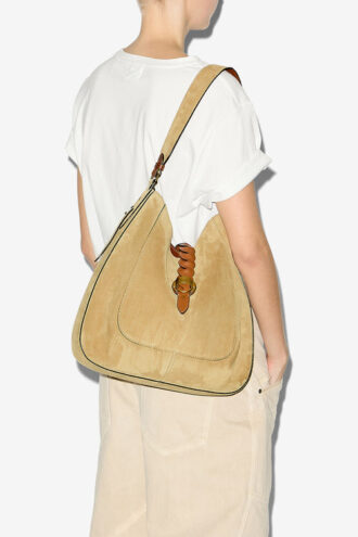 Borsa Altay Hobo in pelle scamosciata di vitello