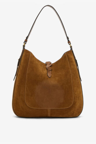 Borsa Altay Hobo in pelle scamosciata di vitello