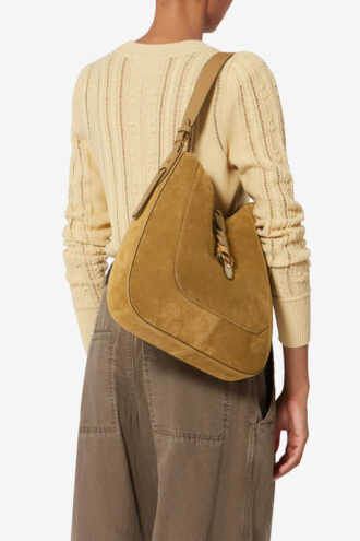 Borsa Altay Hobo in pelle scamosciata di vitello