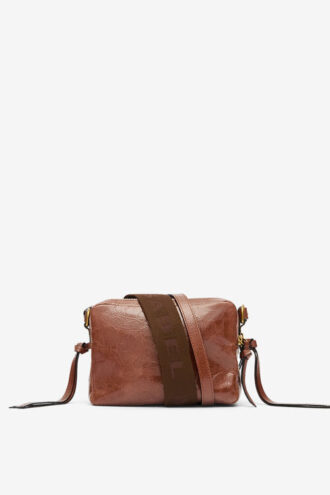 Borsa in pelle lucida Wardy Camera