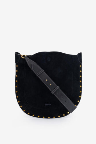 Borsa morbida Oskan in pelle di vitello scamosciata