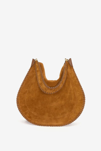 Borsa Oskan Hobo Folk in pelle di vitello scamosciata intrecciata