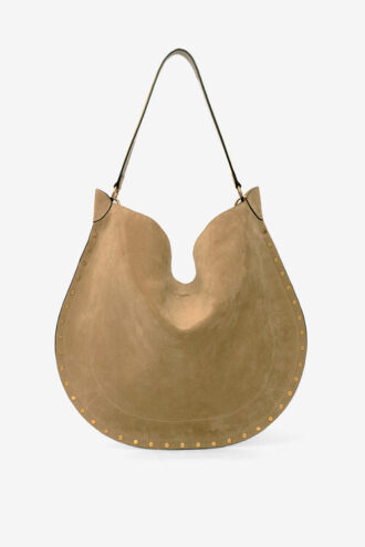 Borsa Oskan Hobo in morbida pelle scamosciata di vitello