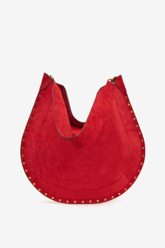 Borsa Oskan Hobo in morbida pelle scamosciata di vitello