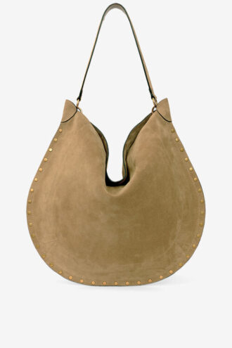 Borsa Oskan Hobo in morbida pelle scamosciata di vitello
