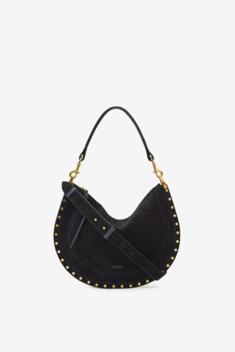 Borsa Oskan Soft Zip in pelle scamosciata di vitello