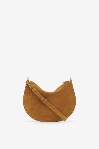 Borsa Oskan Soft Zip in pelle scamosciata di vitello