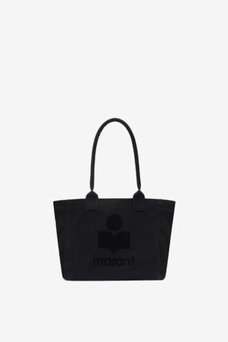 Borsa tote in cotone con logo Yenky Zipped