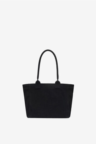 Borsa tote in cotone con logo Yenky Zipped