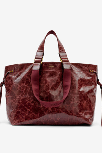 Borsa tote in pelle lucida Wardy