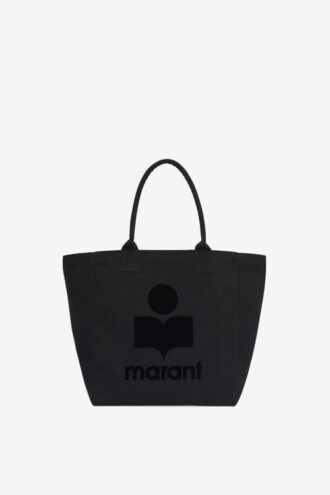 Borsa tote in tela con logo Yenky ricamato