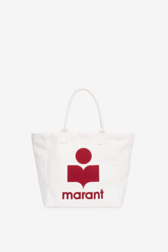 Borsa tote in tela con logo Yenky ricamato