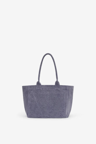 Borsa tote in tela di cotone con zip Yenky
