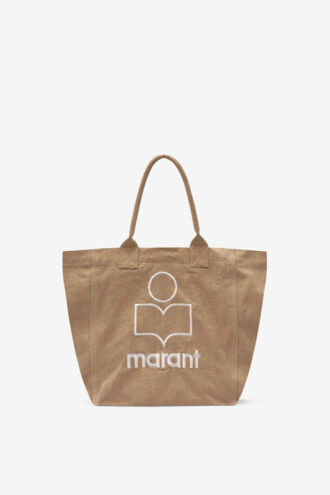 Borsa tote in tela Yenky con logo ricamato