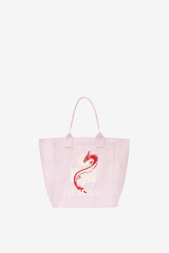 Borsa tote piccola con logo Yenky ricamato