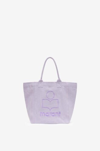Borsa tote piccola in cotone con logo Yenky