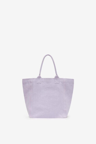 Borsa tote piccola in cotone con logo Yenky