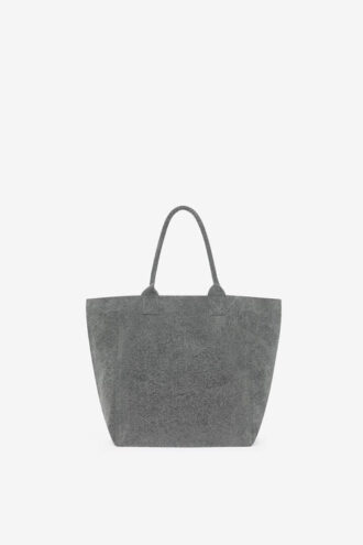Borsa tote piccola in cotone con logo Yenky