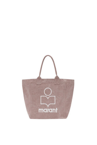 Borsa Yenky piccola in cotone sbiadito con logo