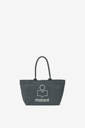 Borsa Yenky Zipped in cotone slavato con logo