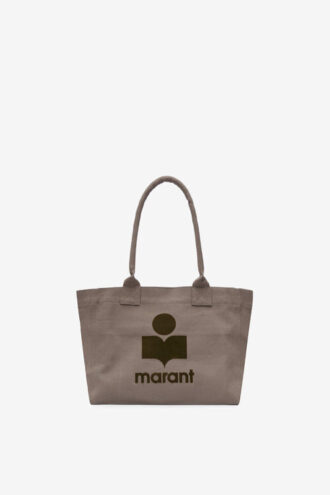 Borsa Yenky Zipped in cotone slavato con logo