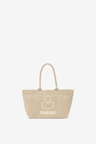 Borsa Yenky Zipped in cotone slavato con logo