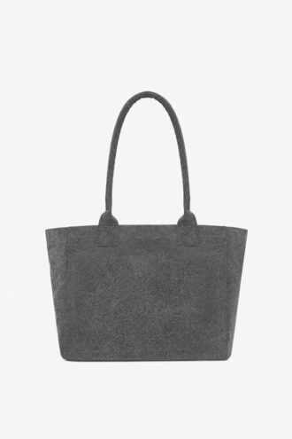 Borsa Yenky Zipped in cotone slavato con logo