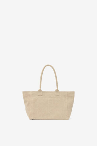 Borsa Yenky Zipped in cotone slavato con logo