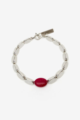 Bracciale con perline in metallo Leotie
