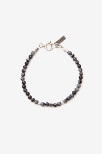 Bracciale in pietra naturale Snowstone
