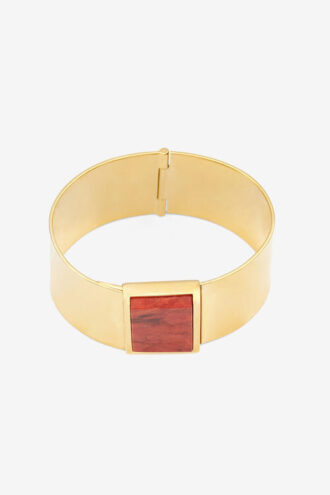 Bracciale rigido in ottone Halona