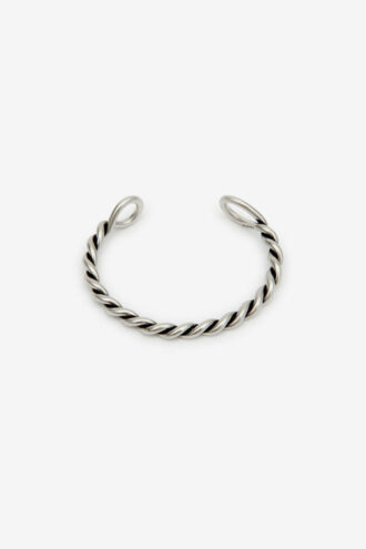 Bracciale rigido in ottone intrecciato Roy