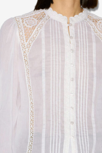 Camicetta in voile di cotone Greicy