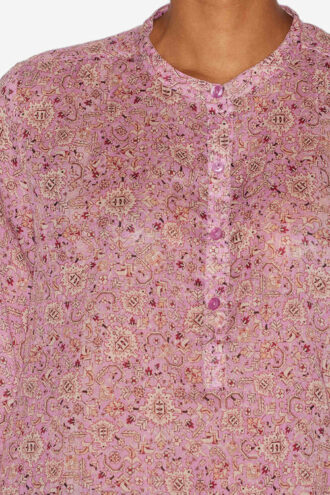 Camicetta Maria in voile di cotone stampato
