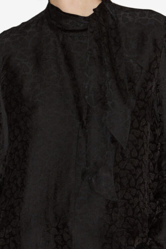 Camicetta Raphaella in jacquard di seta