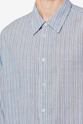 Camicia a righe in seersucker Cybilio