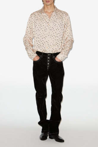 Camicia fluida a pois Nathan
